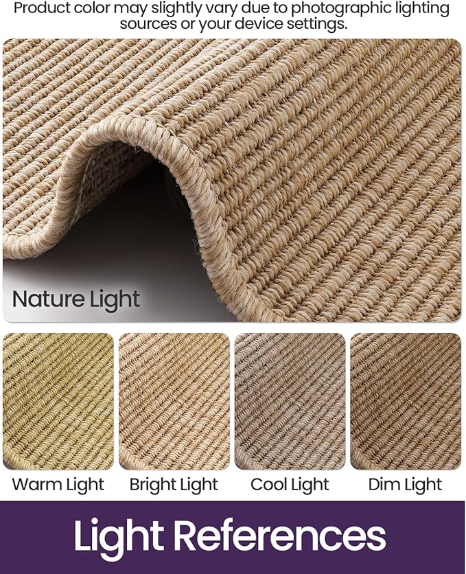 DEXI Dirt Trapper Door Mat, 20x31 Washable Doormat, Dirt Resistant and Absorbent, Easy Clean Low-Profile Floor Rugs for Entryway, Front Door, and Inside Entrance, Beige