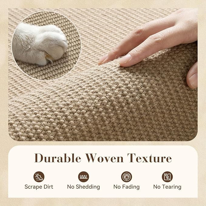 Jute Front Door Mat Indoor Entrance Indoor Door Mat Rugs for Entryway Entry Entrance Mats Inside Doormat Welcome Mats Boho 17"X30" Small