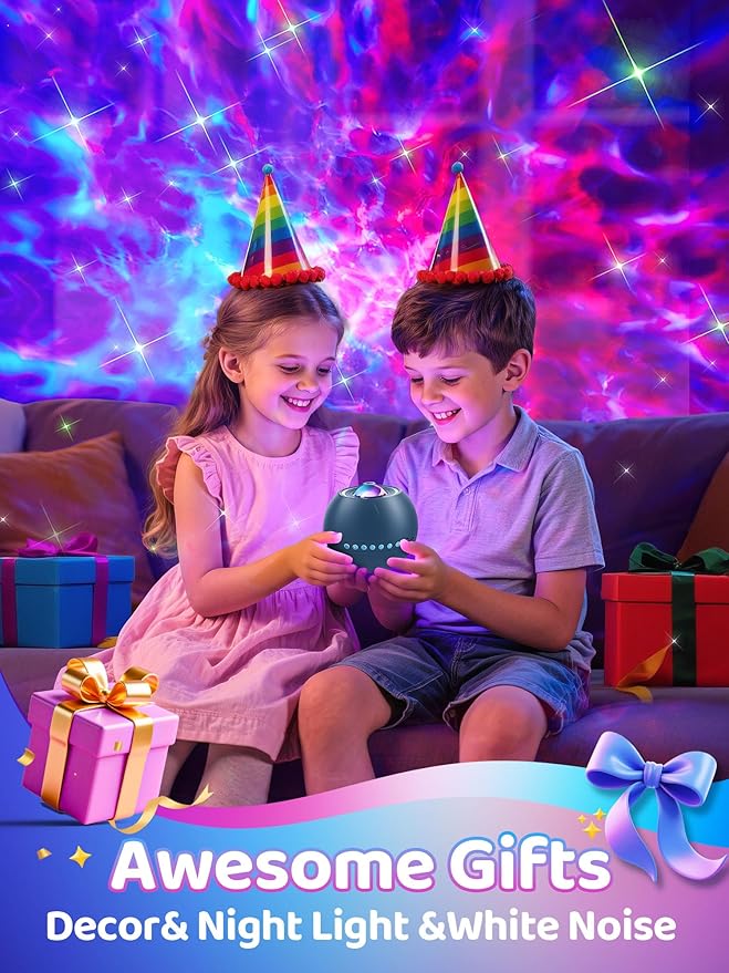 Star Projector for Bedroom Galaxy Projector for Bedroom, 15 White Noise Sound Machine for Sleep 15-Color Galaxy Light Projector for Bedroom,Bluetooth Star Lights Teen Girl Gifts Trendy Stuff Boy Gifts