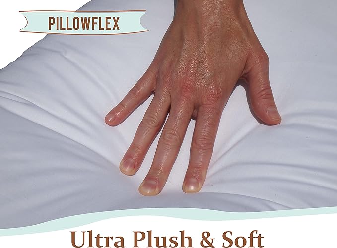 Pillowflex Premium Polyester Throw Pillow Insert - 18x18 - Ultra Soft Small Square Throw Pillow, Couch Sham, Lumbar, Back, Sofa - Machine Washable - Decorative Accent Form - 1 Soft Pillow