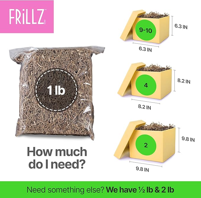 FRILLZ Crinkle Cut Paper Shred Filler for Baskets, Gifts, Packing and Protecting your Mother's Day, Birthday, Weddings, Anniversary, Valentines Day, and other gifts (1 pound, Light Pink)