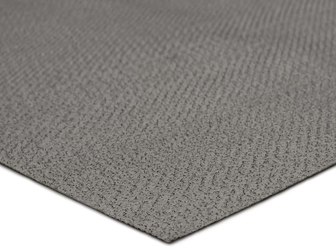 Mohawk Home Low Profile Waterproof Rug Pad Utility Solid Gray 5' X 8' Pet and Kid Proof Rug Pad Perfect for Kitchen, Living Room, Kids Room, Dining Room, Hallway