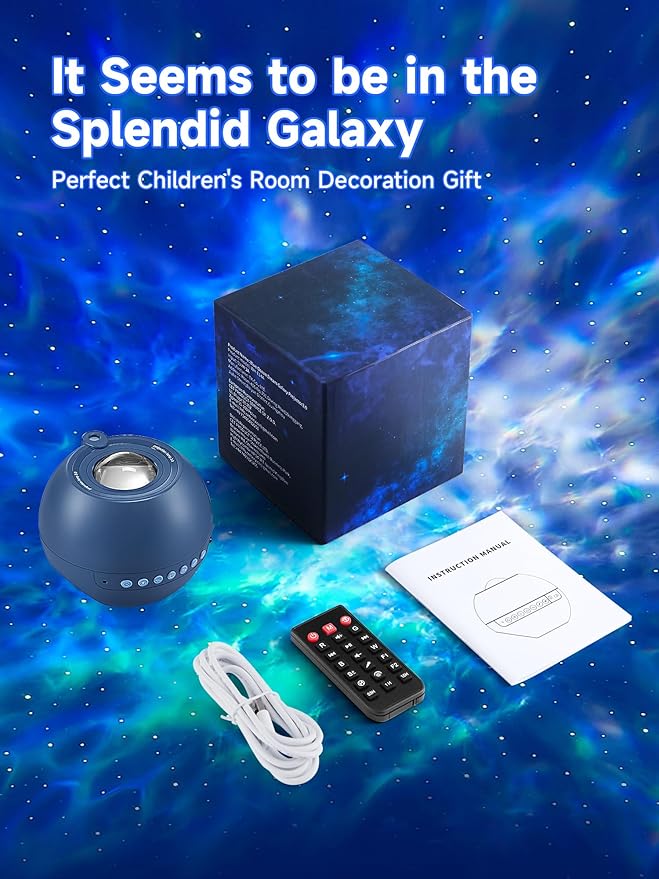 Star Projector for Bedroom Galaxy Projector for Bedroom, 15 White Noise Sound Machine for Sleep 15-Color Galaxy Light Projector for Bedroom,Bluetooth Star Lights Teen Girl Gifts Trendy Stuff Boy Gifts