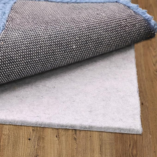 4' x 6' Non Slip Rug Pad Waterproof, 1/4" Thick 100% Felt +Rubber Rug Pad, Under Area Rug Pad Protective Cushioning Rug Pads Carpet Gripper Keep Rugs in Place, Safe for All Floors