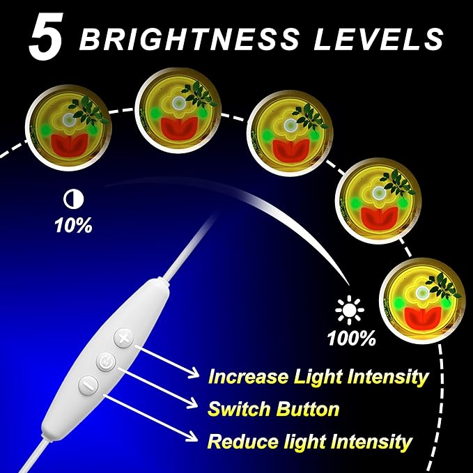 Flower LED Yellow Neon Light, Dimmable USB Wall-Mounted Retro Decoration, Creating a Modern Home Aesthetic, Simple and Sunshine Mood Light, Suitable for Living Rooms, Offices, Bedrooms, Game Rooms