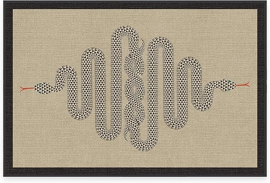 RUGGABLE x Jonathan Adler Machine Washable Modern Area Rug – Venom Neutral 2x3, Stain-Resistant, Non-Slip – Small Rugs for Living Room, Bedroom, Hallway, Entryway & Bathroom–with Standard Pad