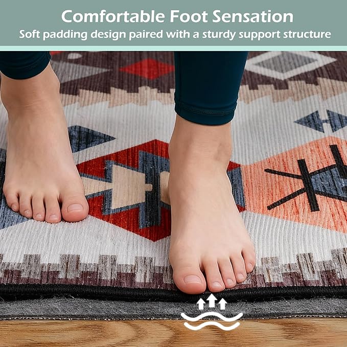 100% Waterproof Rug Pad, 5x7 Foot Non-Slip Rug Pad, 1/8 Inch Non-Slip Carpet,Suitable for Hardwood Floor Felt MATS and All Floors, Protecting The Floor and Keeping The Carpet Soft and Safe