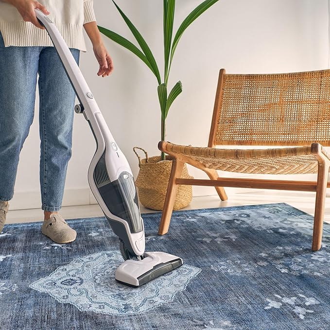 Beverly Rug Non Slip Rugs 2x3 Boho Medallion Floral Non Skid Rubber Backing Easy Silk Soft Entryway Rug for Living Room Easy to Clean Non Shedding Kitchen Bedroom Indoor Carpet (2 x 3 Blue - Gray)
