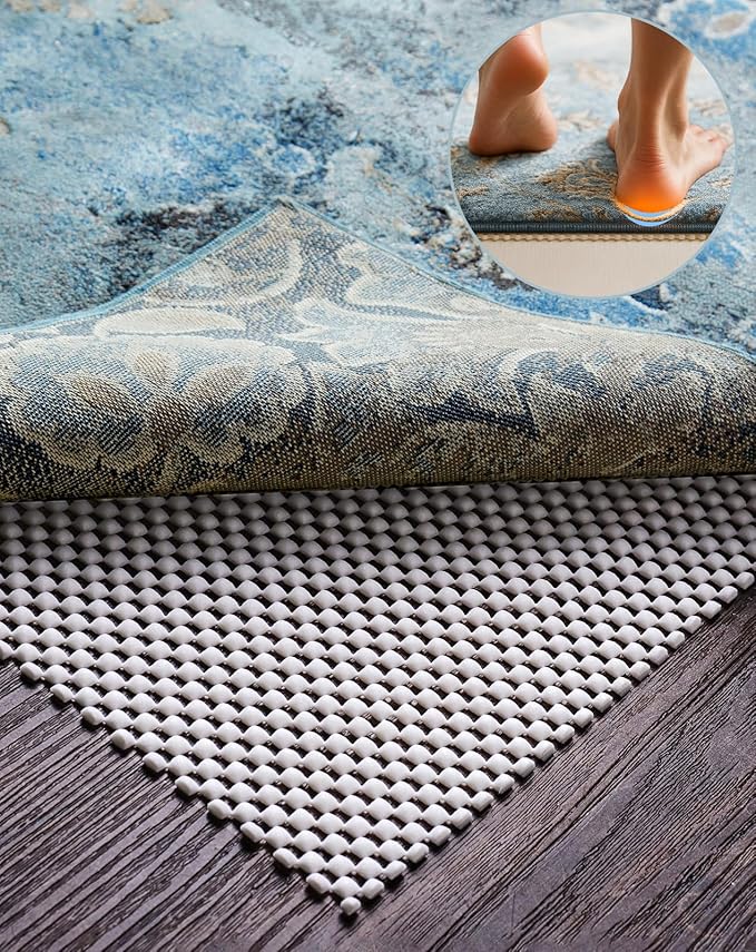 Veken Runner Rug Pad Gripper for Hardwood Floors, Non Slip 2.5x13 Ft Rug Pads for Area Rugs, Thick Rug Grippers for Tile Floors, Under Carpet Anti Skid Mat, Keep Your Rugs Safe and in Place