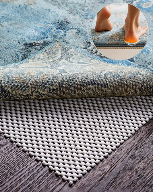 Veken Runner Rug Pad Gripper for Hardwood Floors, Non Slip 2x5 Ft Rug Pads for Area Rugs, Thick Rug Grippers for Tile Floors, Under Carpet Anti Skid Mat, Keep Your Rugs Safe and in Place