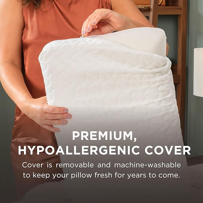 Tempur-Pedic TEMPUR-Cloud Pillow for Sleeping, Standard, White