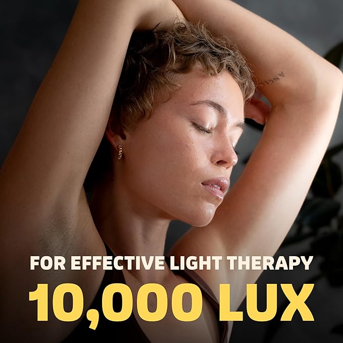 Circadian Optics Lumos 2.0 Bright Light Therapy Desk Lamp | As Seen On Shark Tank | Ultra Powerful 10,000 LUX Brightness | 5500K Color Mimics Noon Day Sun | Improve Your Mood, Sleep, Energy & Focus