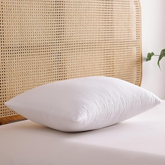 Shatex Extra Firm Pillow Queen Size 28 x 20 inch, Bed Pillow with Adjustable Insert Provides Stronger Support - for Back, Stomach & Side Sleepers.