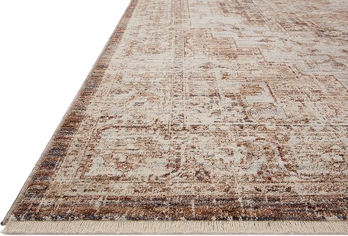Loloi Sorrento Collection SOR-03 Mocha/Multi 2'-7" x 8'-0" Runner Rug