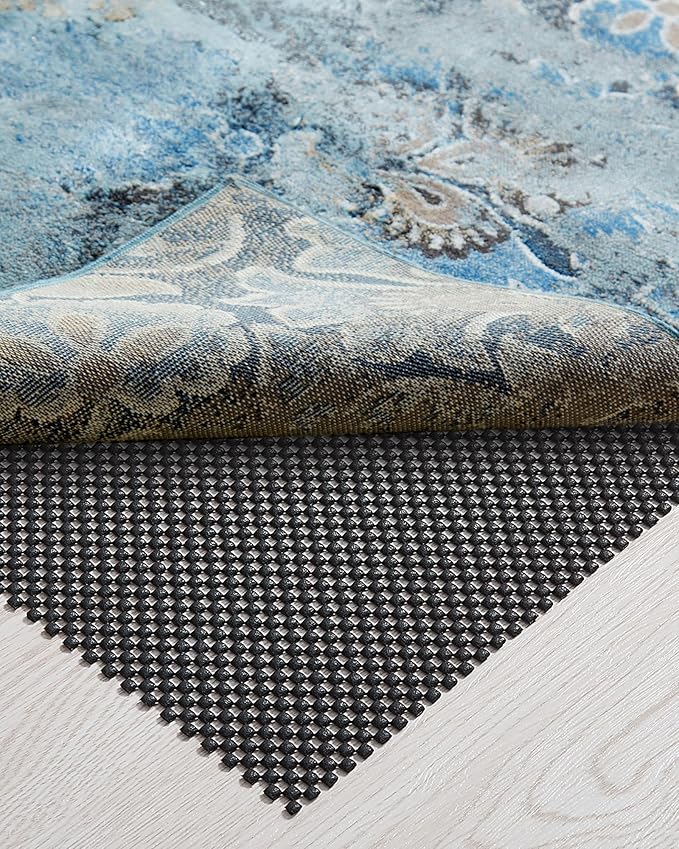 Veken Runner Rug Pad Gripper for Hardwood Floors, Non Slip 2x6 Ft Black Rug Pads for Area Rugs, Thick Rug Grippers for Tile Floors, Under Carpet Anti Skid Mat, Keep Your Rugs Safe and in Place