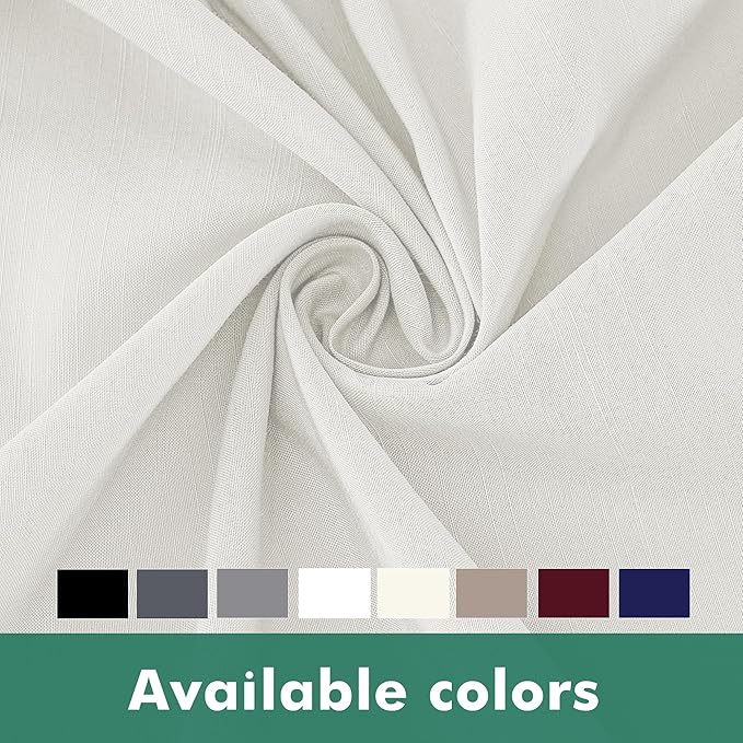 Biscaynebay Wrap Around Bed Skirts with Split Corners for King Beds 18" Drop, Ivory Adjustable Elastic Dust Ruffles Easy Fit Wrinkle Resistant Silky Luxurious Fabric Machine Washable