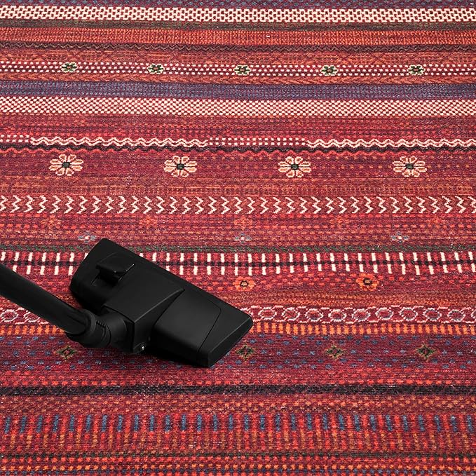 Keen Home Design 3x5 Rug - Machine Washable Entry Rug with Non-Slip Backing, Ideal for Enteryway, Kitchen, Bathroom, Laundry Room - Vintage, Easy Clean, Durable, Low Pile Rug - (3' x 5')