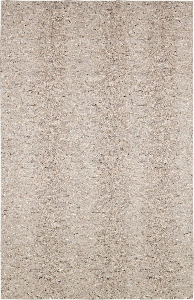 Mohawk Home 3' x 12' Non Slip Grip Rug Pad 3/8" Thick Dual Surface Felt Cushion + Rubber Gripper - Safe for All Floors