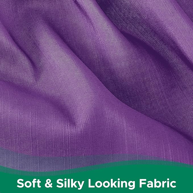Biscaynebay Wrap Around Bed Skirts for King & Cal King Beds 15" Drop, Eggplant Adjustable Elastic Dust Ruffles Easy Fit Wrinkle & Fade Resistant Silky Luxurious Fabric Machine Washable