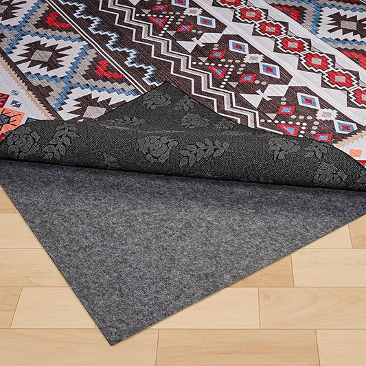 100% Waterproof Rug Pad, 4x6 Foot Non-Slip Rug Pad, 1/8 Inch Non-Slip Carpet,Suitable for Hardwood Floor Felt MATS and All Floors, Protecting The Floor and Keeping The Carpet Soft and Safe