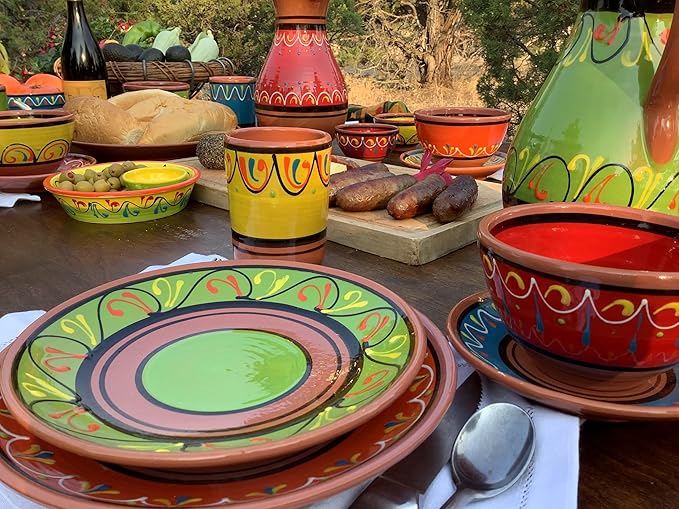 Cactus Canyon Ceramics Spanish Terracotta Deep Serving Dish
