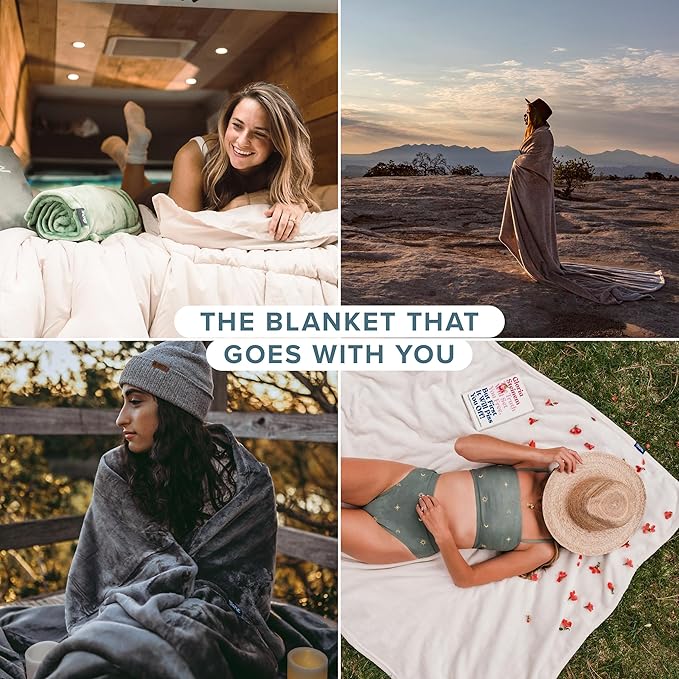 Bare Home Fleece Blanket - King Size - Ultra-Soft Lightweight for Bed, Sofa, and Couch - Luxury Microplush - Cozy Warm Blanket (King, Cypress)