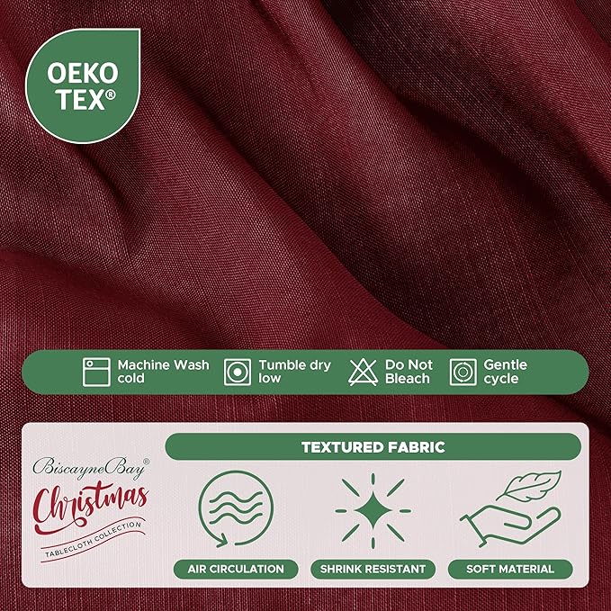 Biscaynebay Wrap Around Bed Skirts for Full & Full XL Beds 15" Drop, Burgundy Adjustable Elastic Dust Ruffles Easy Fit Wrinkle & Fade Resistant Silky Luxurious Fabric Machine Washable