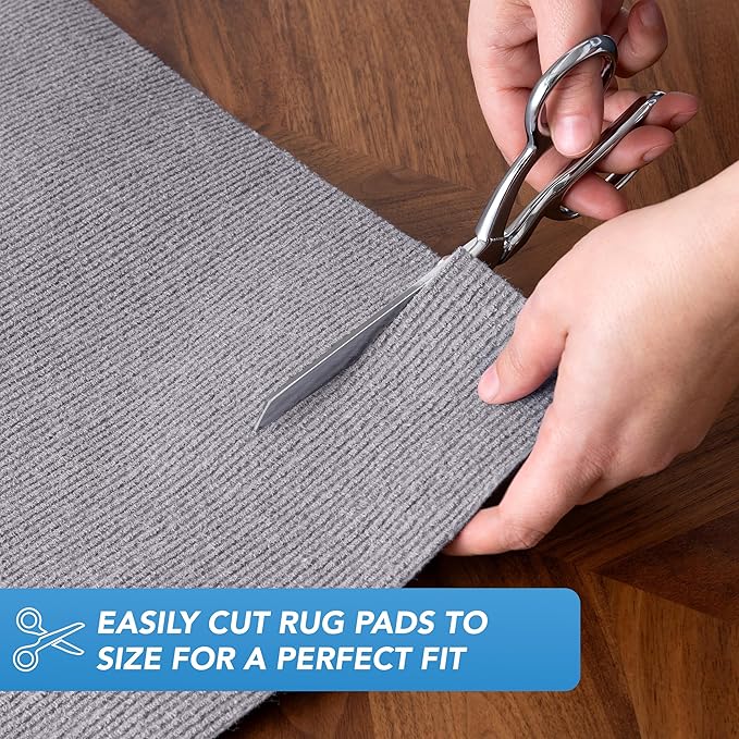 Arkwright 2.5' x 7' Non Slip Runner Rug Pads with Max Grip Tech - Low Profile, Multi-Layered Carpet Under Padding for Indoor Hardwood Floors & Outdoor
