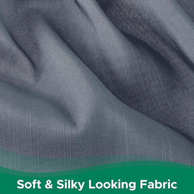 Biscaynebay Wrap Around Bed Skirts for King & Cal King Beds Short Drop of 12", Dark Grey Adjustable Elastic Dust Ruffles Easy Fit Wrinkle Resistant Silky Luxurious Fabric Machine Washable