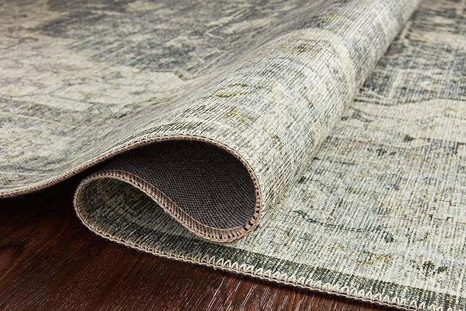 Loloi II Skye Collection SKY-12 Charcoal/Dove 3'-6" x 5'-6" Accent Rug