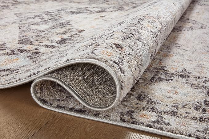 Loloi Monroe Collection MON-01 Charcoal/Multi 2'-6" x 5'-9" Accent Rug