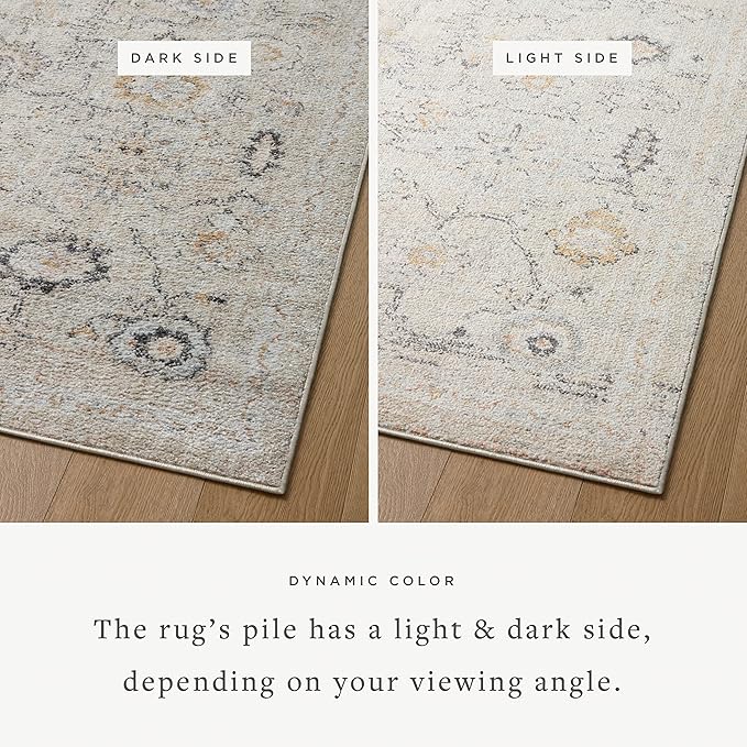 Loloi Monroe Collection MON-04 Natural/Multi 2'-6" x 10'-0" Runner Rug