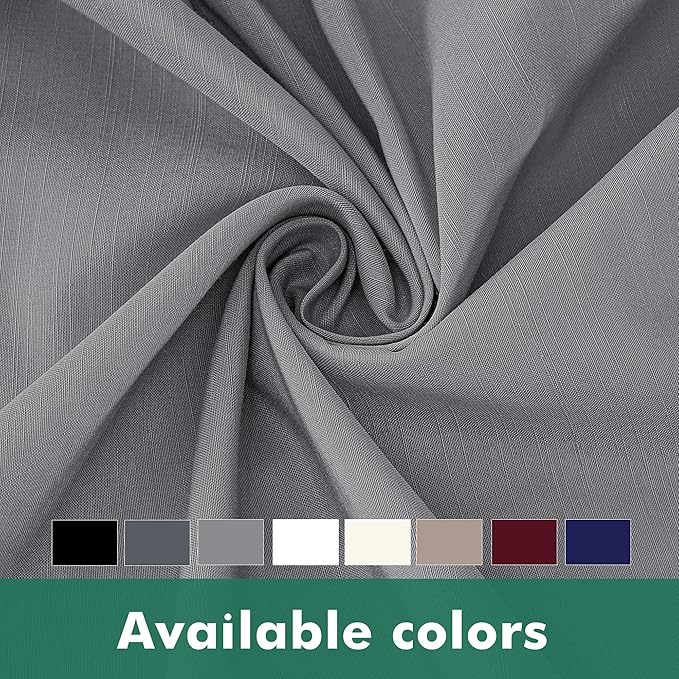 Biscaynebay Wrap Around Bed Skirts with Split Corners for King Beds 14" Drop, Silver Grey Elastic Dust Ruffles Adjustable Easy Fit Wrinkle & Fade Resistant Silky Luxurious Fabric Machine Washable