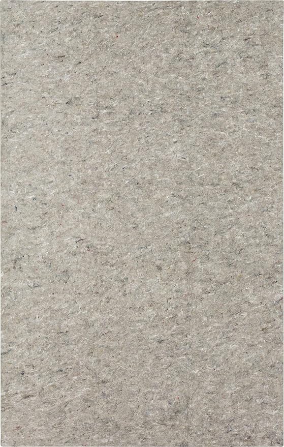 Mohawk Home 8' x 11' Non Slip Grip Rug Pad 3/8" Thick Dual Surface Felt Cushion + Rubber Gripper - Safe for All Floors