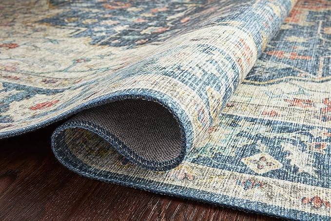 Loloi II Skye Collection SKY-12 Ocean/Multi 2'-3" x 3'-9" Accent Rug