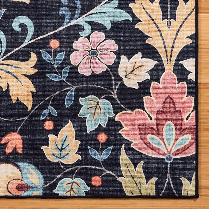 Gertmenian Indoor Boho Area Rug | Home Decor for Entryway, Bedroom, Living Room, Office, Kitchen | Non Slip, Soft, Printed Accent Rugs | Verner, Multi, 2x6 Runner, 24621