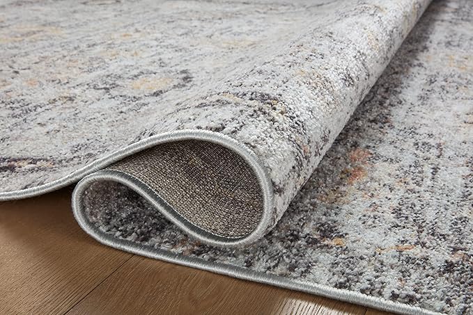 Loloi Monroe Collection MON-04 Sky/Gold 2'-6" x 4'-0" Accent Rug