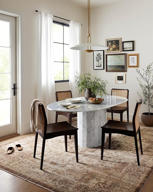 Loloi Sorrento Collection SOR-03 Mocha/Multi 3'-11" x 5'-7" Accent Rug