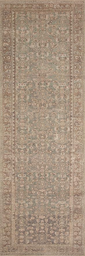 Loloi Angela Rose Aubrey Collection AUB-04 Sage/Bark 5'-0" x 5'-0", .19" Pile Height, Round Area Rug