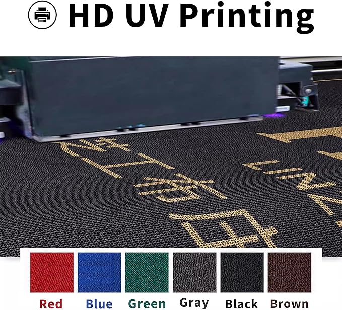 YDBDoormat Custom Personalized Commercial Doormat with Any Logo Entryway Floor Mat Welcome Area Rug for Business Indoor/Outdoor Non-Slip Entrance Carpet Durable Wear Resistance