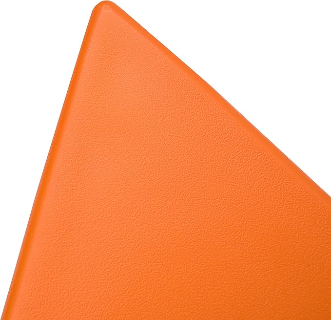LeisureMod Randolph Modern Vanity Side Table, Orange