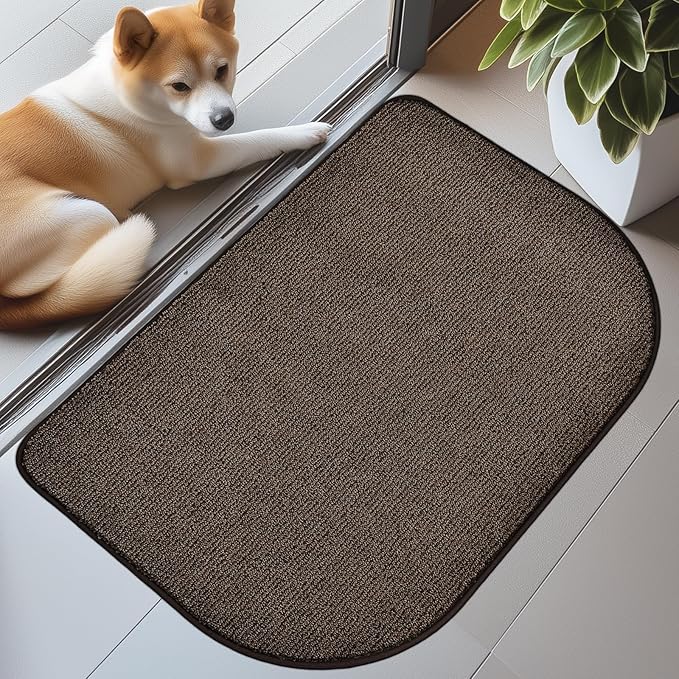 Washable Kitchen Rug 24" x 35.5" / 60cm x 90cm, Non Slip Kitchen Mat for Floor, Absorbent Indoor Throw Rug for Laundry, Bathroom, Bedroom, Door