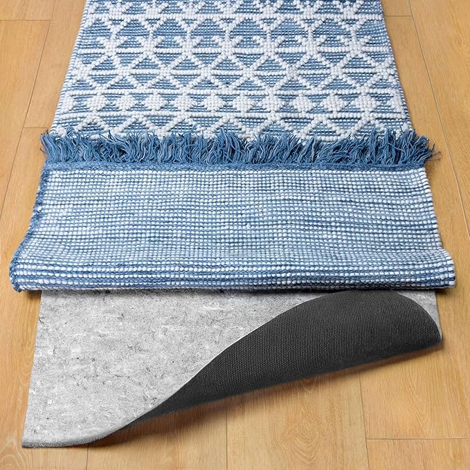 RUGPADUSA - Dual Surface - 2'x7' - 1/4" Thick - Felt + Rubber - Non-Slip Backing Rug Pad - Safe for All Floors