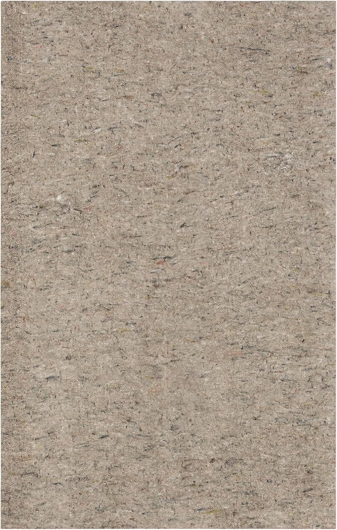 Mohawk Home 7' x 9' Non Slip Grip Rug Pad 1/4" Thick Dual Surface Felt Cushion + Rubber Gripper - Safe for All Floors