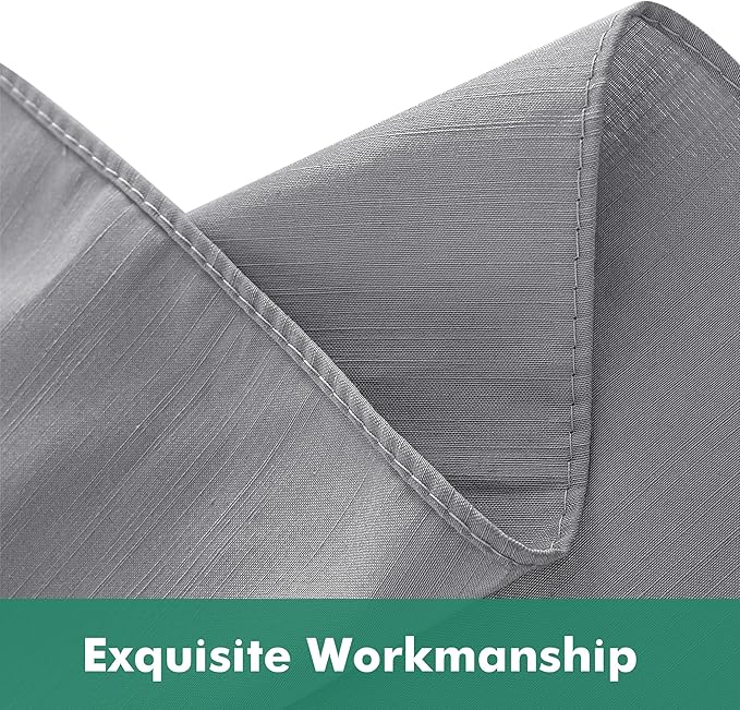 Biscaynebay Wrap Around Bed Skirts with Split Corners for King Beds 14" Drop, Silver Grey Elastic Dust Ruffles Adjustable Easy Fit Wrinkle & Fade Resistant Silky Luxurious Fabric Machine Washable