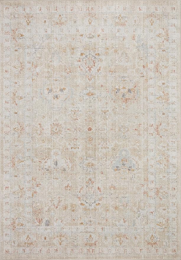 Loloi Monroe Collection MON-05 Sand/Sunrise 2'-6" x 4'-0" Accent Rug