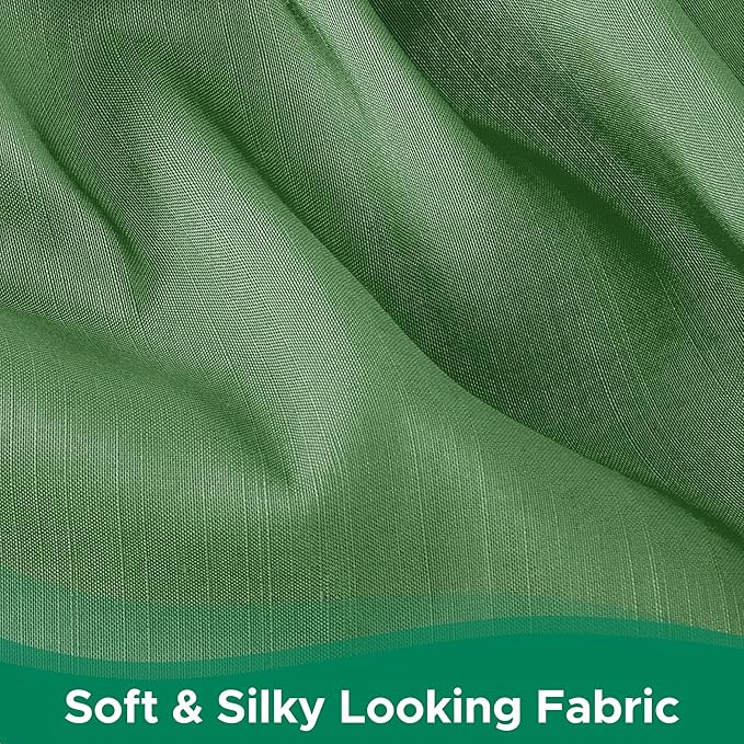 Biscaynebay Wrap Around Bed Skirts for King & Cal King Beds Short Drop of 12", Sage Adjustable Elastic Dust Ruffles Easy Fit Wrinkle Resistant Silky Luxurious Fabric Machine Washable