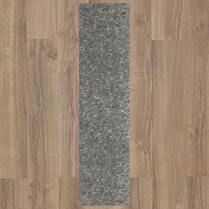 Mohawk Home 2' x 6' Non Slip Grip Rug Pad 1/2" Thick Dual Surface Felt Cushion + Rubber Gripper - Safe for All Floors