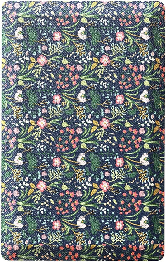 Ophanie Kitchen Mats for Floor, 3/4 inch Thick, 20x32 Anti Fatigue Cushioned Mat, Kitchen Rugs, Waterproof, Comfort Ergonomic Standing Mat for Office, Home, Sink, Blue Flower Non-Slip Ridged Bottom