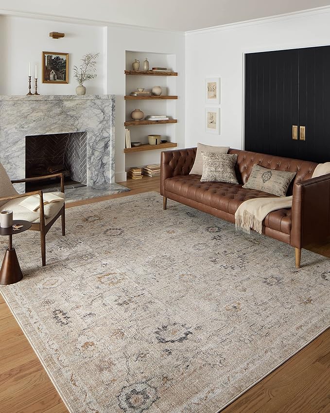 Loloi Monroe Collection MON-04 Natural/Multi 2'-6" x 10'-0" Runner Rug